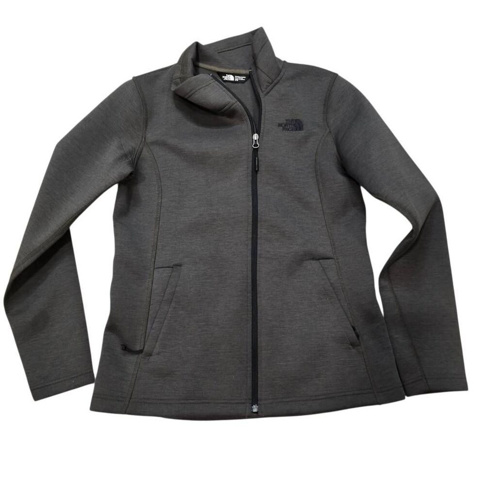 The North Face Skyline Full Zip Jacket‎ Women's Medium Forest Green Long Sleeve